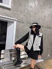 小香风2件套，其它，精典蓝月