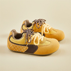 新款复古德训小白鞋女2025春季学生厚底增高休闲鞋，女鞋休闲鞋，电商A223