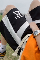 1港风拼色抽绳短裤男中裤男休闲潮流五分裤男DK77035P30控48，男装牛仔裤，星座226-2