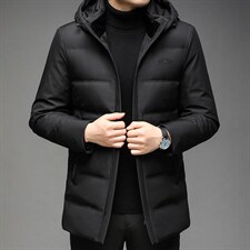 新款羽绒服连帽可脱卸冬季男士保暖休闲90白鸭绒外套DS2162-P235,男装羽绒服,电商B212（原钱塘6029）