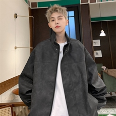 春款复古PU皮夹克磨砂质感外套1213-DY2313-P95，男装夹克，星座1213