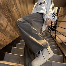灯芯绒刺绣男新款青少年时尚休闲裤B213P35，男装休闲裤，星座1116-2