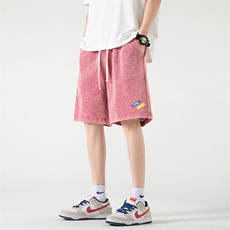 夏季短裤男日系复古宽松直筒五分裤潮流高街休闲裤子XD22941-P45，男装休闲裤，电商A042
