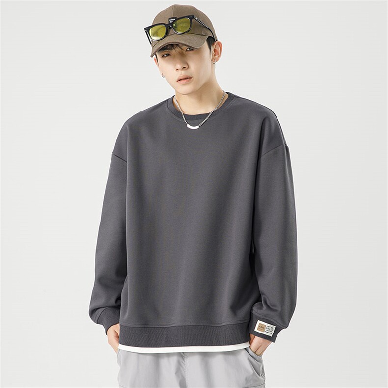 【新品】6960-P542026年春季新款圆领卫衣男休闲宽松百搭上衣,男装卫衣,星座1206-1（原A206-1）