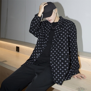 高街小众男士单西 男士个性绣花西服外套 A210A-XZ1108-P85图片