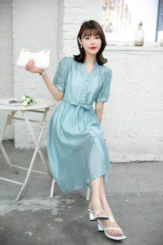 现货）两件套天丝裙，女装，伊娜蕾尔