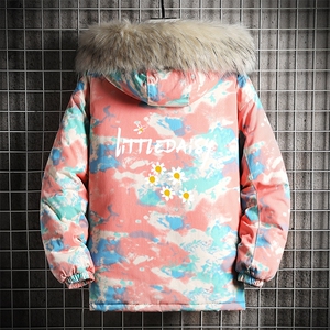 MC49068-P135 日系潮衣男大码派克服男工装服外套袄 网格图片