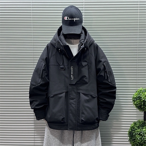 2025新标90白鸭绒户外派克高品质连帽羽绒服8820P420图片