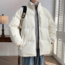 2023冬上新学生加棉加厚棉服纯色时尚立领棉衣外套男女6223-P100，男装棉衣，电商A441-1