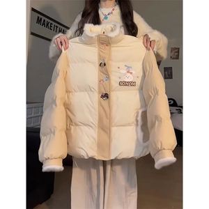 女风 复古可爱风刺绣面包服棉衣ZM0129-P103图片