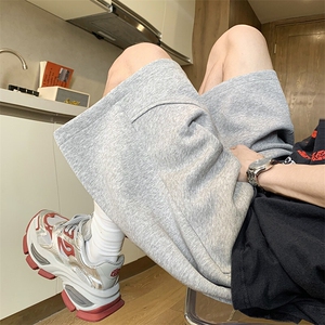280G重磅褶皱拼接短裤男夏季薄款宽松五分裤 FSDK247 特p30控58图片