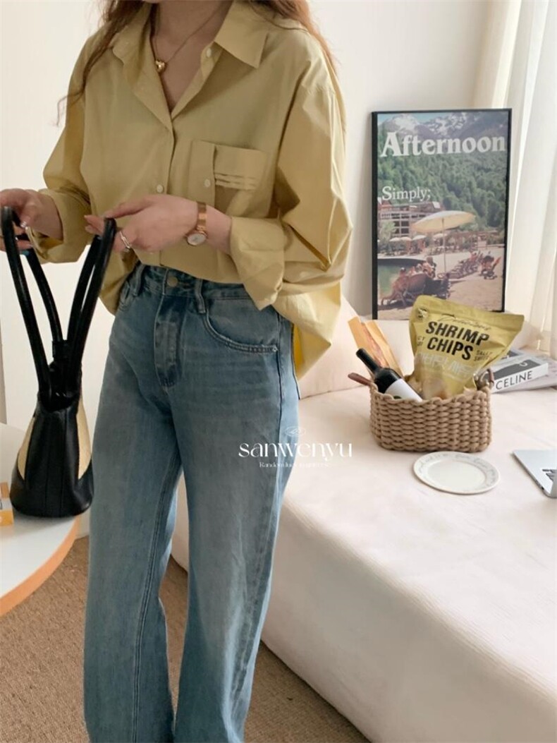 春季爆单韩系衬衣，其它，三文鱼