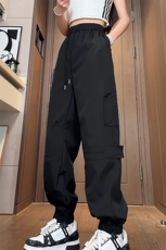 量大优供视频速干冲锋口袋刺绣束脚长裤男CK918-特p30，男装休闲裤，电商B371