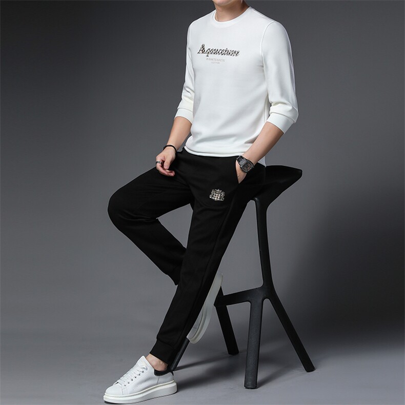 SA9826-2钱塘2020-2中青年男士新款时尚休闲帅气潮流卫衣P152,男装休闲套装,钱塘207-2
