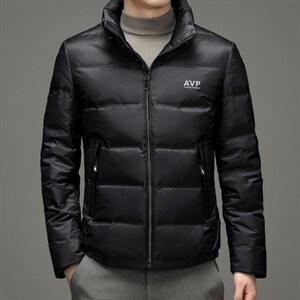 2023冬季新款商务休闲男士立领中青年外套羽绒服SNNYR16906-P295，男装羽绒服，电商B212（原钱塘6029）