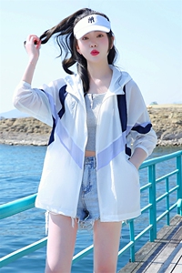 超薄防晒衣女2023夏季新款小个子透气拼接长袖户外防晒服女款外套图片