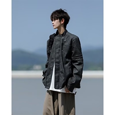 高质量做旧皮衣夹克男士韩版潮流高街2024秋冬ins外套W6098-P86，男装夹克，星座412-2
