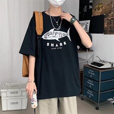 夏季潮牌男士短袖t恤男潮流上衣情侣半袖体恤衫RT21P28图片