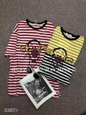 夏季新款条纹图案短袖，其它，JIAN.Z 简.站