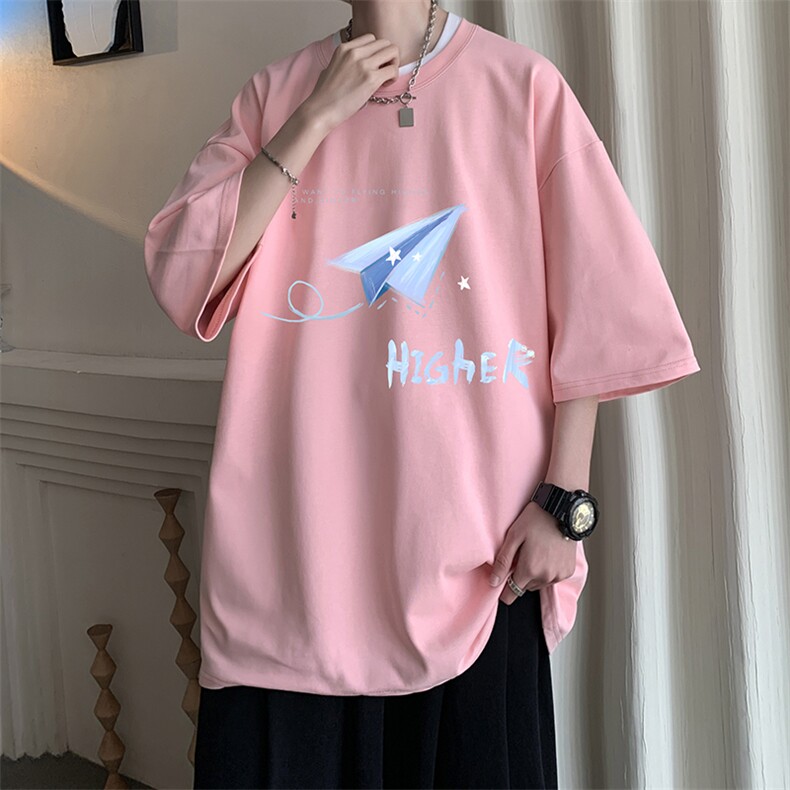 230g重磅纯棉短袖t恤男大码半袖半截袖DX17270-P20,男装T恤,电商A040