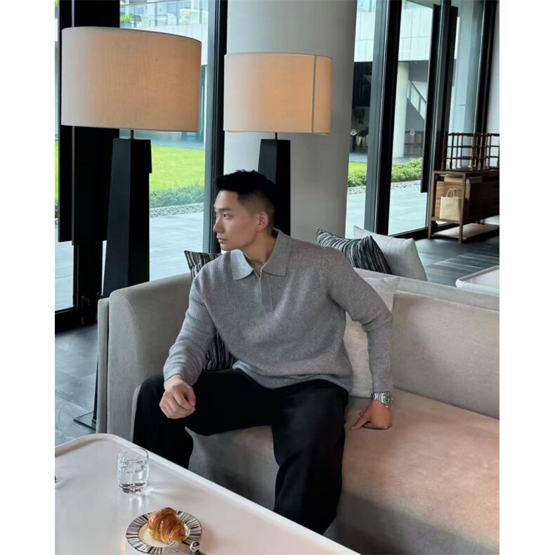 网图慎用B216MY5162P652025秋冬海鸥领男毛衣针织衫,男装针织衫/毛衣,电商B216（原B302）