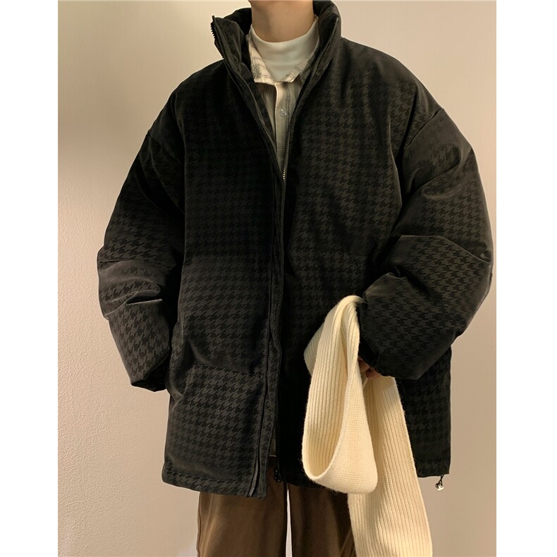 冬装新款宽松加厚皮衣棉衣棉服男潮大码学生棉袄外套D232P128,男装皮衣,电商A335-1（原A458）