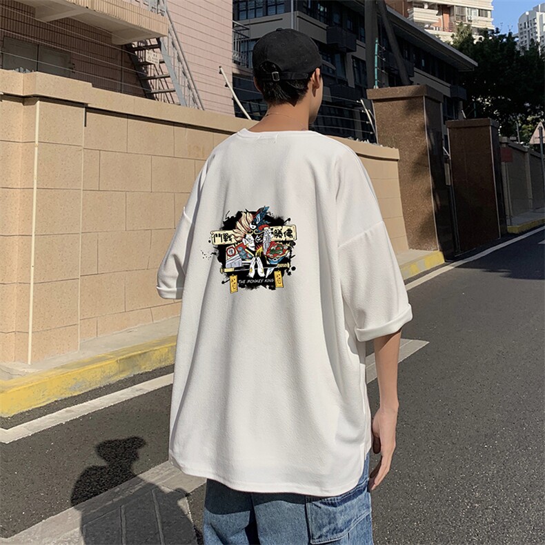 Q11016-P30春夏季七分袖t恤男大码五分袖男短袖中袖,男装T恤,电商A040