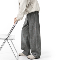 抖音破洞弯刀运动卫裤A579特P48控78，男装休闲裤，电商A309