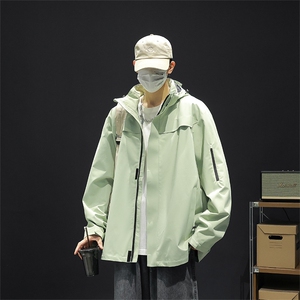新款男女高品质户外登山服青少年学生冲锋衣夹克外套HS6606-P65图片