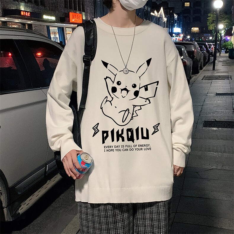 M67078-P45 加绒款-P65圆领毛衣男大码针织衫男毛线衣线衫图片
