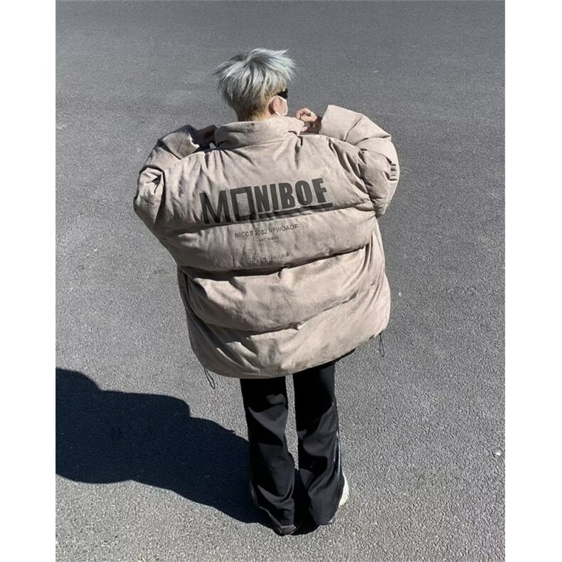 新款鹿皮绒外套棉衣男冬季棉袄外套韩版潮流面包服YW161P88,男装棉衣,星座1116-2