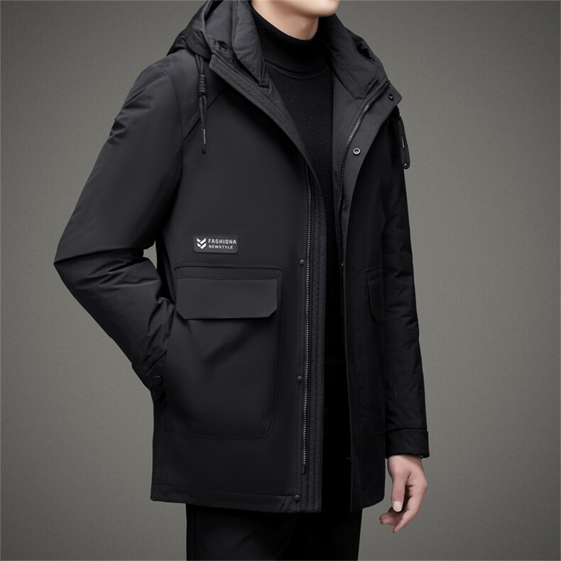 BAMJ-8962钱塘2020-2中年男士冬季厚款商务休闲简约羽绒服P338,男装羽绒服,钱塘207-2