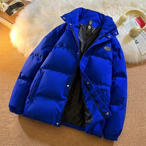 新款秋冬季港风棉衣潮流宽松加厚保暖潮流棉服男B8387P65图片