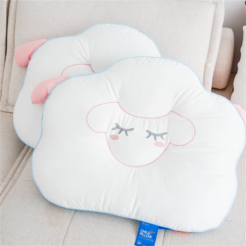 2023新款A类全棉羽丝绒枕--羊咩咩，枕套/枕芯，一起卖家纺