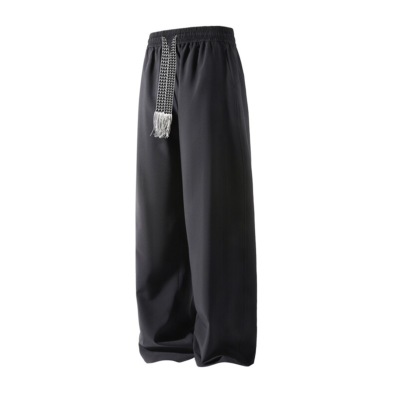 辑明线冰丝弯刀休闲裤K112立体92%聚酯纤维8%氨纶(S-2XL)TP25,男装休闲裤,电商A088