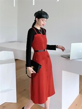 秋装新款连衣裙，女装连衣裙，艾伊贝雪