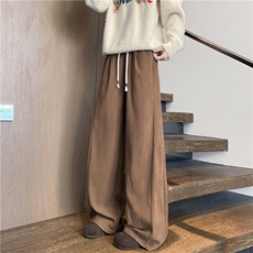2025冬季美式拼接设计加绒灯芯绒休闲裤B315-K25927JR-特p40控78，男装卫衣，电商B315
