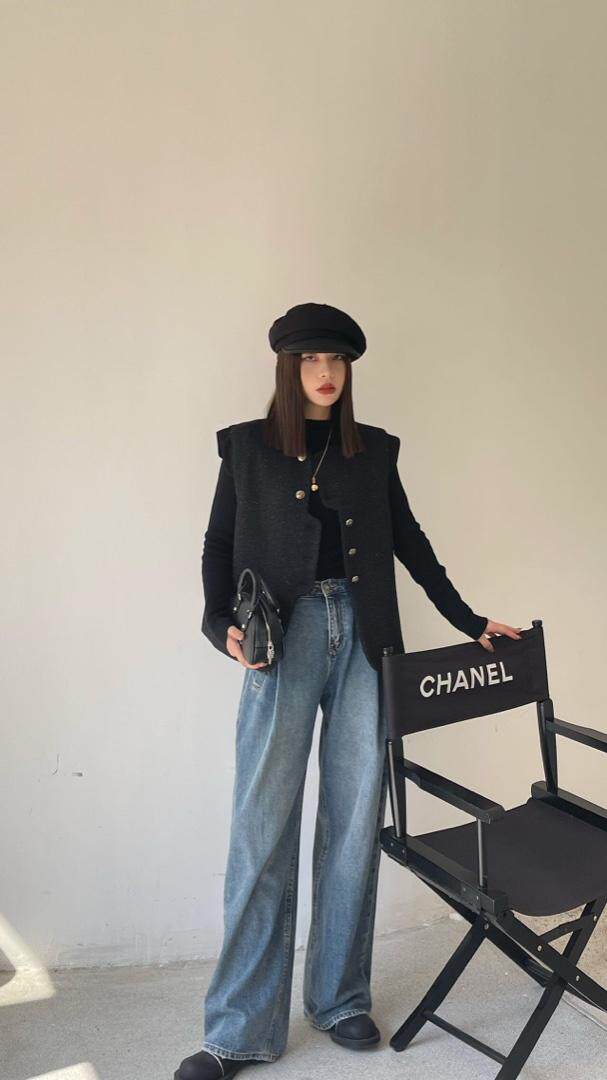 金丝马甲，女装马甲，C&B