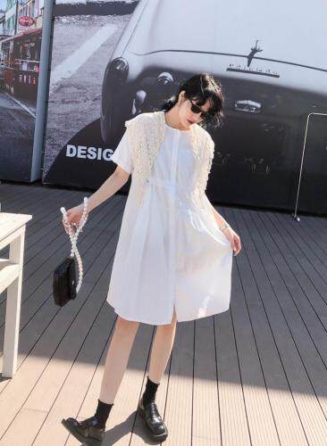 披肩款连衣裙，女装连衣裙，依纤