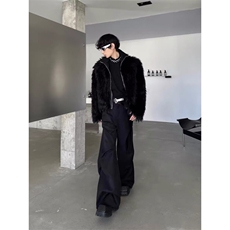 网络图现货！cleanfit堆积感伞兵裤小众高街机能直筒裤RK73-P60，男装休闲裤，星座1005-6