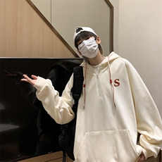 卫衣男生秋季休闲情侣宽松连帽衫美式重磅百搭外套百搭W024/P45，男装卫衣，星座506