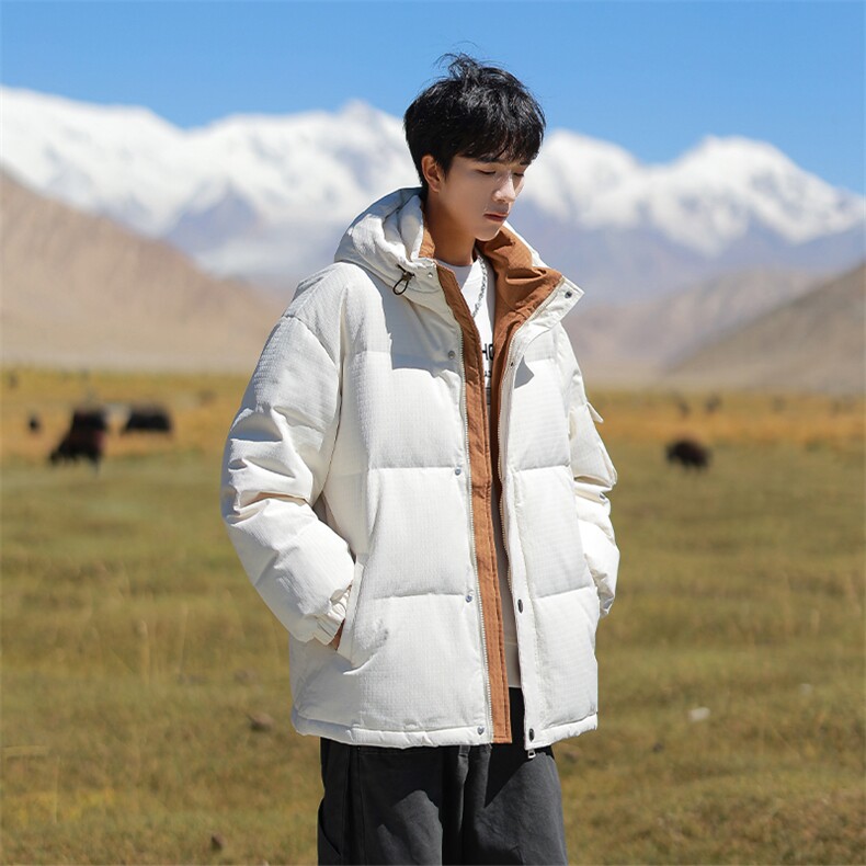 冬季新款90%绒羽绒服可穿工装羽绒服撞色外套D5560-TP190278,男装羽绒服,电商A102