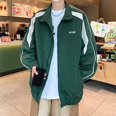 秋季拼色刺绣冲锋衣外套夹克W196P55，男装夹克，星座1116-2