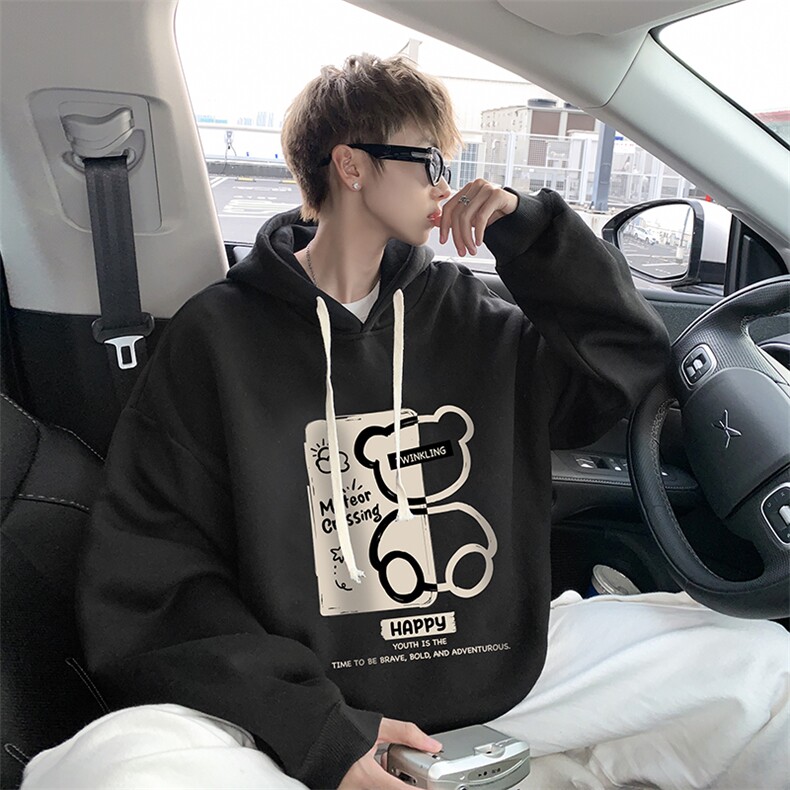 8XL连帽卫衣男大码胖子帽衫大号运动服WY2352-P35加绒款-P40,男装卫衣,电商A040