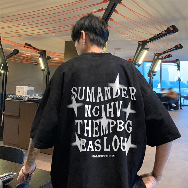 量大优供视频重磅麂皮绒短袖T恤男JPDX209-特P19,男装T恤,电商B367