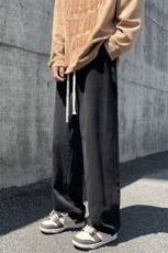 2023美式高街男士水洗做旧牛仔裤男XZ914-6-G63-P35，男装牛仔裤，星座914-6