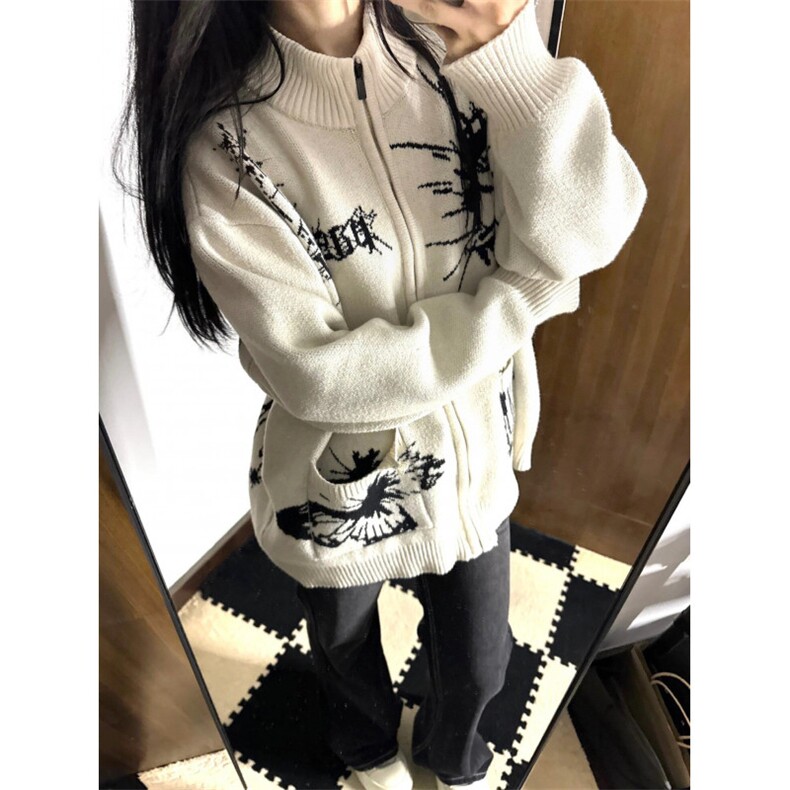 【有货】手稿开衫毛衣外套男情侣针织衫线衣5504CC-特P58,男装针织衫/毛衣,星座1007（原301D）