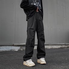 秋冬机能风冲锋裤加绒加厚百搭冲锋裤K730常规特批28，男装卫衣，星座718-1