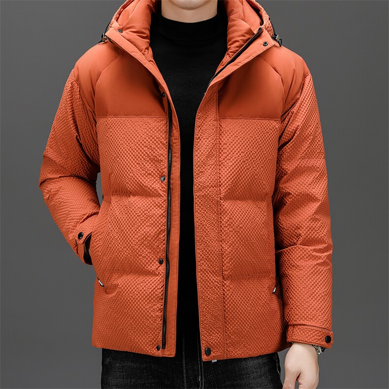 BZC2391钱塘2020-2时尚休闲简约冬季厚款中年男士羽绒服P240,男装羽绒服,钱塘207-2