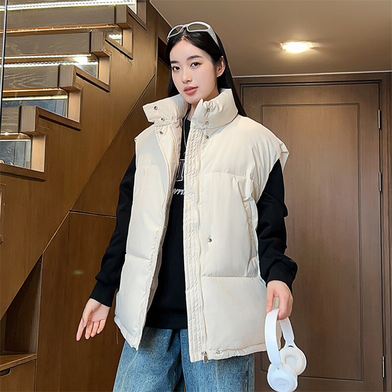 冬季情侣款棉马甲男士加厚立领棉背心潮流外套男A266-WMJ8633-P45，男装背心/马甲，电商A266